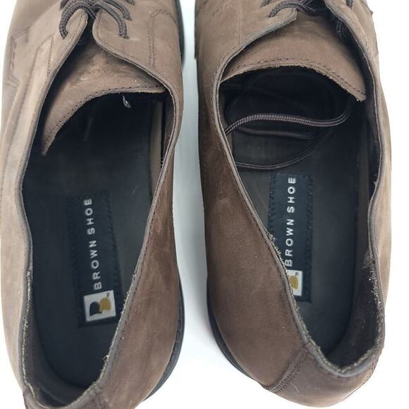 Brown Shoes Derby Leather Dress Shoe Mens Size 13 M  